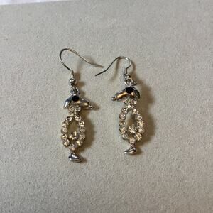 Silver Seahorse Earrings